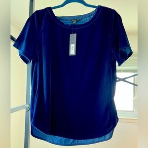 Banana Republic NWT Velvet High-Low Top